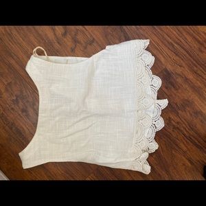 Free people skirt and top set